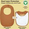 8-Pack Urban Drool Bibs Set for Baby Boys and Girls, Terracotta - Bibs - 3