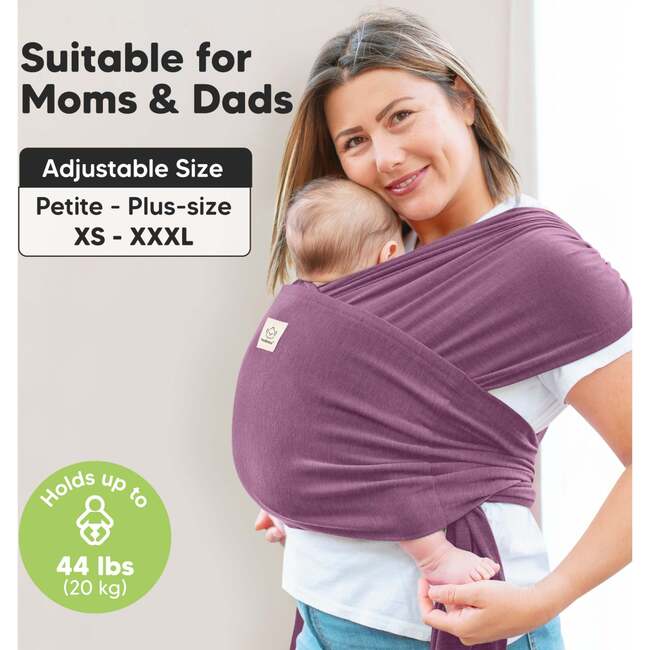 D-Lite Wrap Carrier, Dark Mauve - Carriers - 4