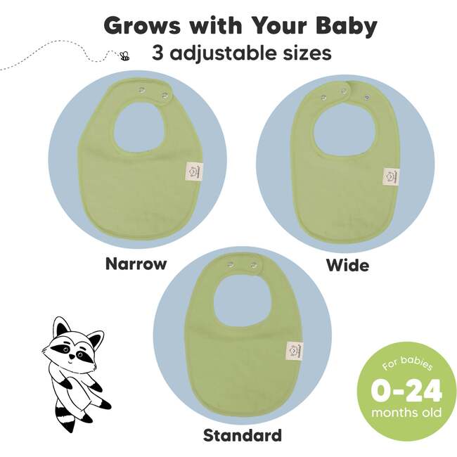 8-Pack Urban Drool Bibs Set for Baby Boys and Girls, Boho - Bibs - 4