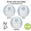 8-Pack Urban Drool Bibs Set for Baby Boys and Girls, Nordic - Bibs - 4
