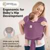 D-Lite Wrap Carrier, Dark Mauve - Carriers - 5
