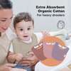8-Pack Urban Drool Bibs Set for Baby Boys and Girls, Mauve - Bibs - 5
