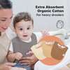 8-Pack Urban Drool Bibs Set for Baby Boys and Girls, Terracotta - Bibs - 5
