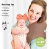 5pk Urban Baby Burp Cloths for Baby Girls and Boys, Mauve - Burp Cloths - 6