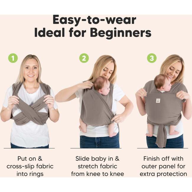D-Lite Wrap Carrier, Copper Gray - Carriers - 6