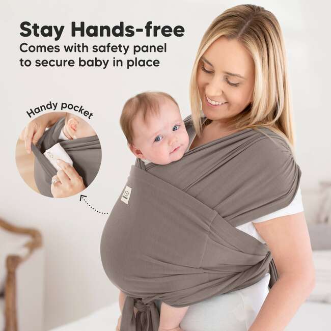 D-Lite Wrap Carrier, Copper Gray - Carriers - 7