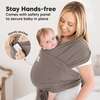D-Lite Wrap Carrier, Copper Gray - Carriers - 7