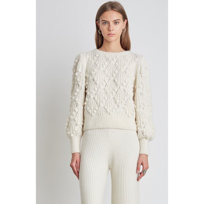 Women's Marisa Sweater, Ivory - Sweaters - 3