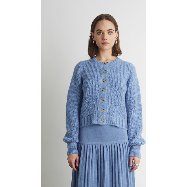 Women's Becca Cardi, Peri Blue - Sweaters - 2