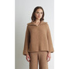 Women's Uma Poncho, Camel - Sweaters - 2
