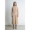 Women's Sara Cardi, Pale Camel - Sweaters - 4