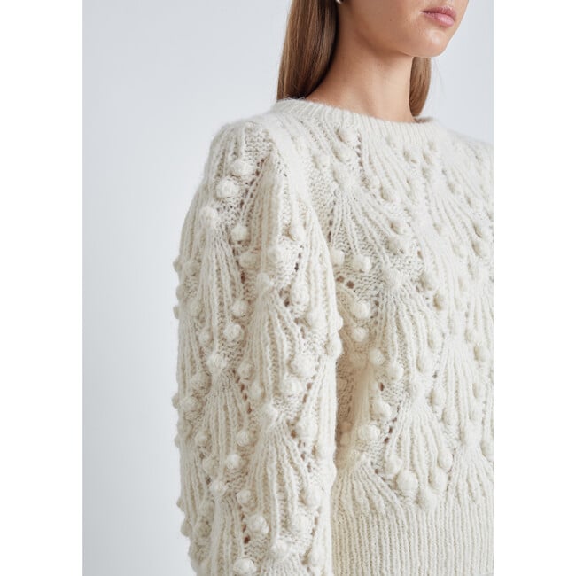 Women's Marisa Sweater, Ivory - Sweaters - 5