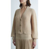 Women's Sara Cardi, Pale Camel - Sweaters - 5