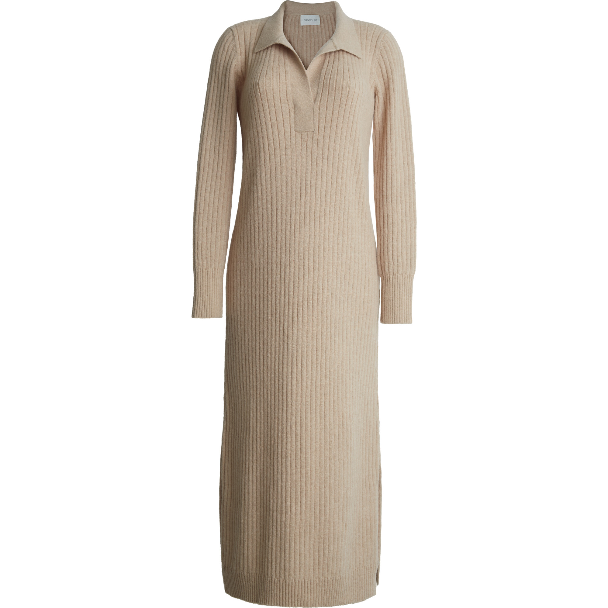 Women's Eden Dress, Pale Camel - Dresses - 1