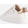 Nettuno Rose Gold Tab Sneakers, White - Sneakers - 2