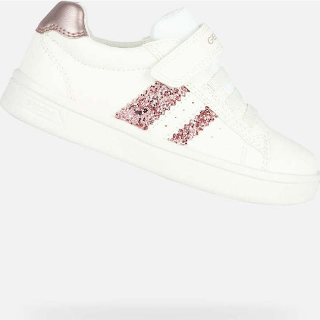 DJRock Glitter Stripe Sneakers, White - Sneakers - 2