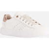 Nettuno Rose Gold Tab Sneakers, White - Sneakers - 3