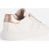 Nettuno Rose Gold Tab Sneakers, White - Sneakers - 4