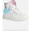 Skylin Unicorn Light Up High Top Sneakers, White - Sneakers - 4