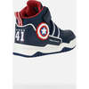 Perth Captain America High Top Sneakers, Navy - Sneakers - 5