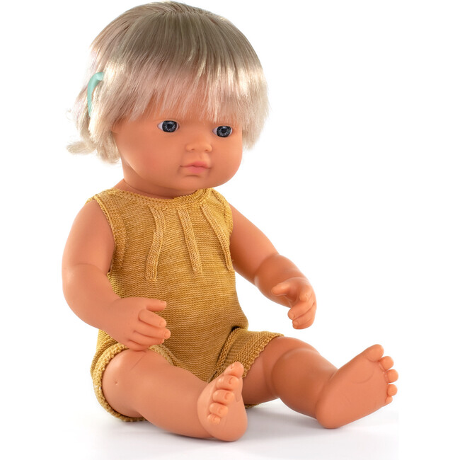 Baby Doll Caucasian Girl with Hearing Implant 15"
