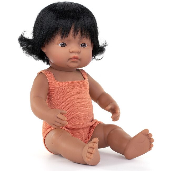 Colourful Edition Collection - Baby Doll Hispanic Girl 15” (salmon rompers)