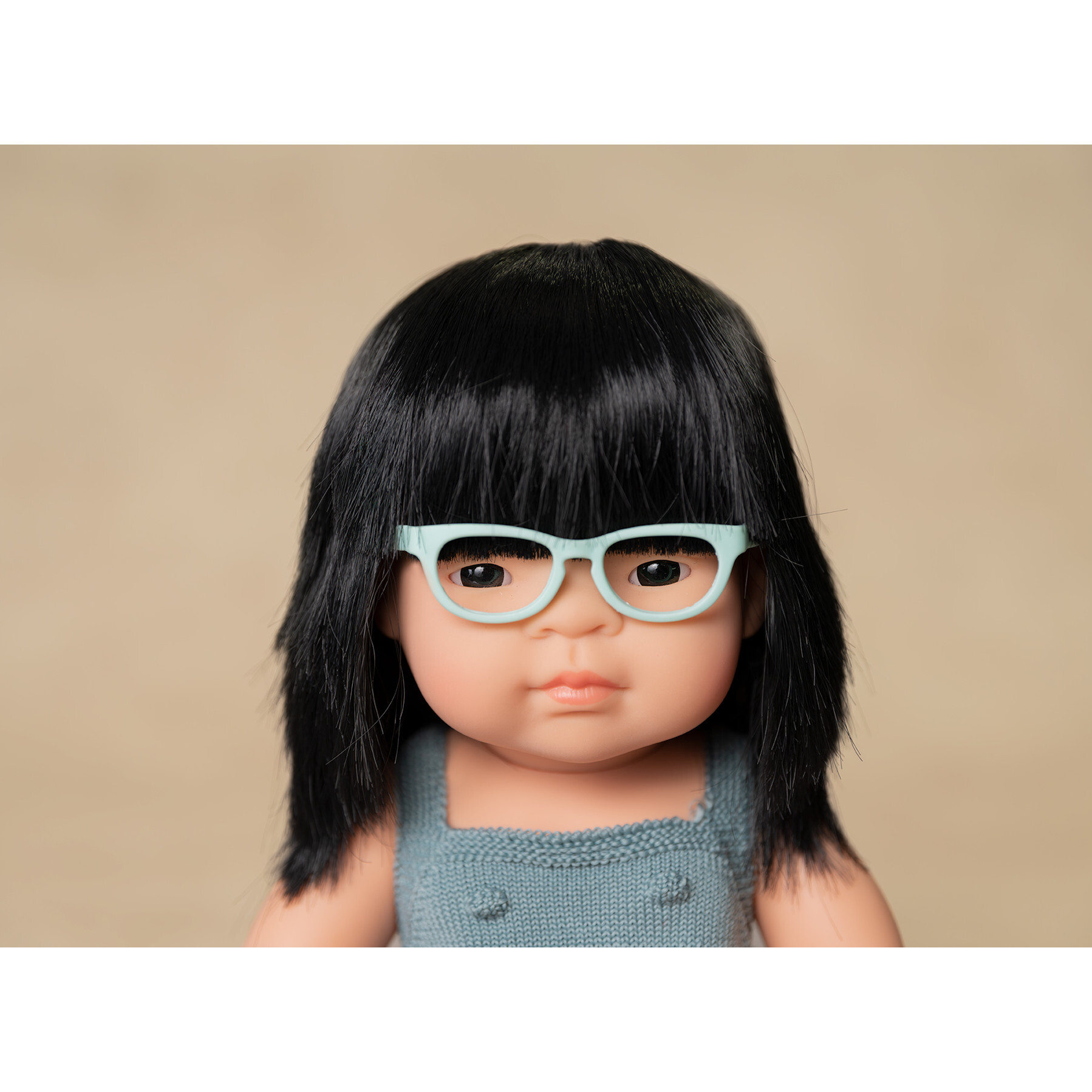 Miniland – Colorful Doll Asian Girl with Glasses 15