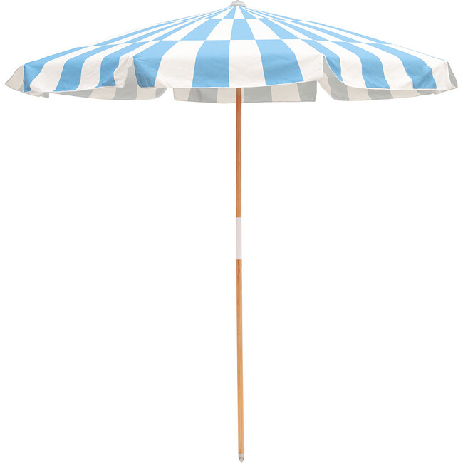 Amalfi Umbrella, Classic Spiral Blue