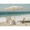 Amalfi Umbrella, Black Two Stripe - Umbrellas - 2