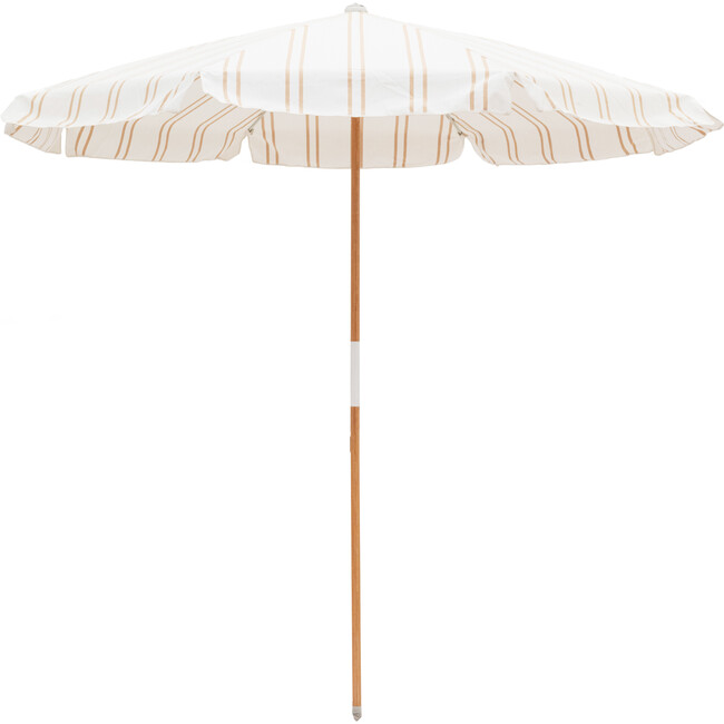 Amalfi Umbrella, Sand Two Stripe