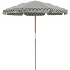 Amalfi Umbrella, Vintage Green Check - Umbrellas - 1 - thumbnail