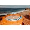 Amalfi Umbrella, Classic Spiral Blue - Umbrellas - 2