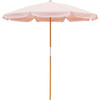 Amalfi Umbrella, Dusty Pink Check - Umbrellas - 1 - thumbnail