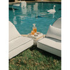 Reclining Pillow Lounger, Antique White - Pillows - 2