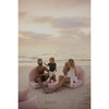 Reclining Pillow Lounger, Laurens Pink Stripe - Pillows - 2