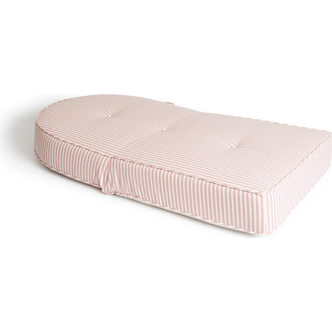 Reclining Pillow Lounger, Laurens Pink Stripe - Pillows - 3