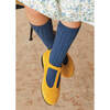 Suede Charlotte Shoes, Mustard - Mary Janes - 2