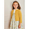 Openwork Buttoned Cardigan, Mustard - Cardigans - 2