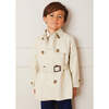 Polo Collar Long Sleeve Shirt, Brown - Shirts - 4