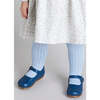 Leather Mary Jane Baby Shoes, French Blue - Mary Janes - 3