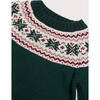 Classic Fair Isle Merino Wool Jumper, Green - Sweaters - 5