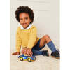 Cable Detail Crew Neck Jumper, Mustard Yellow - Sweaters - 6