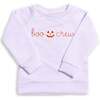 The Organic Embroidered Pullover Sweatshirt, Lilac Frost Boo Crew - Sweatshirts - 1 - thumbnail