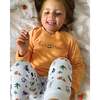 The Organic Embroidered Pullover Sweatshirt, Lilac Frost Boo Crew - Sweatshirts - 2
