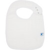 Cotton Muslin Classic Bib, White (Pack Of 3) - Bibs - 2