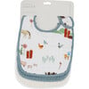 Cotton Muslin Classic Bib, Farmyard (Pack Of 3) - Bibs - 5