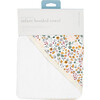 Cotton Muslin & Terry Hooded Infant Towel, Pressed Petals - Towels - 5