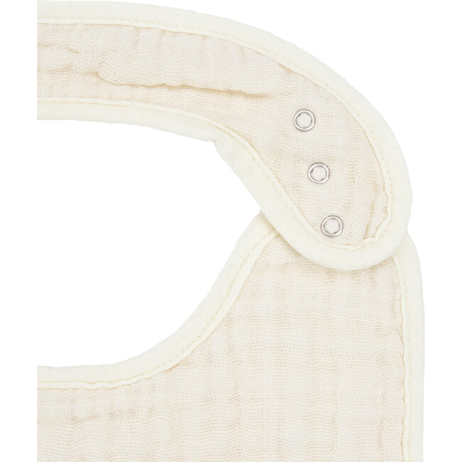 Cotton Muslin Classic Bib, Fern 2 (Pack Of 3) - Bibs - 3