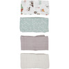 Cotton Muslin Squares, Farmyard (Pack Of 4) - Swaddles - 1 - thumbnail