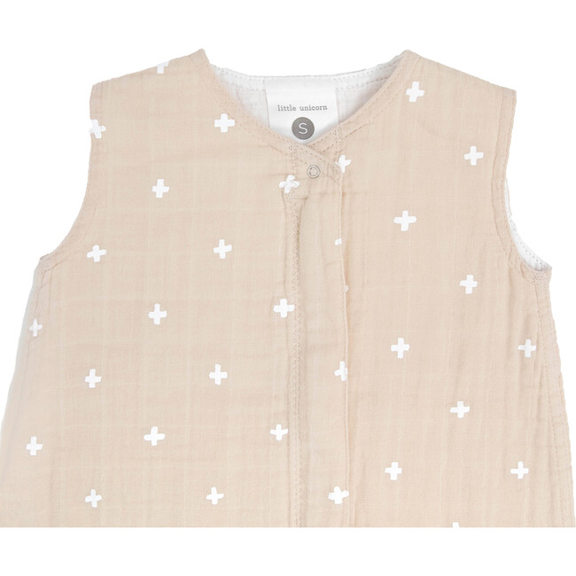 Cotton Muslin Slee Bag X-Large, Taupe Cross - Infant - 2